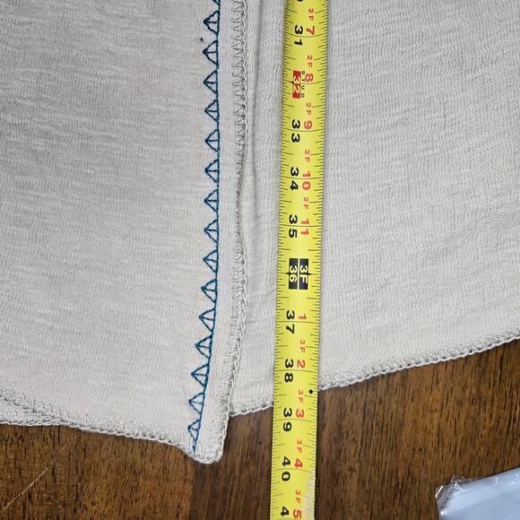 Johnny Was Biya Womens Embroidered Open Front Long Duster Size S Boho Western - Picture 12 of 12